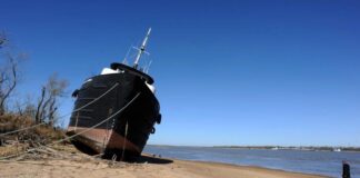 EL RÍO PARANÁ REGISTRA LOS NIVELES MÁS BAJOS DE LOS ÚLTIMOS 25 AÑOS EN EL LÍMITE CON PARAGUAY
