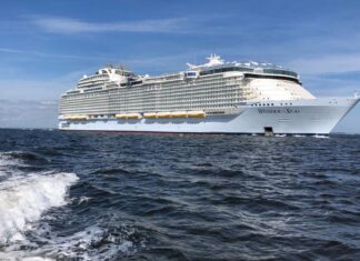 EL CRUCERO MÁS GRANDE DEL MUNDO FINALIZÓ SU PRIMERA TRAVESÍA DE PRUEBA