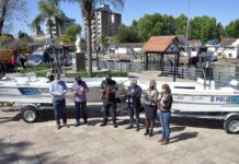 EL MUNICIPIO DE TIGRE ENTREGÓ DOS NUEVAS LANCHAS A LA POLICÍA DE ISLAS