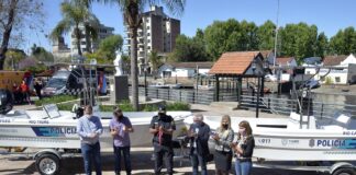 EL MUNICIPIO DE TIGRE ENTREGÓ DOS NUEVAS LANCHAS A LA POLICÍA DE ISLAS