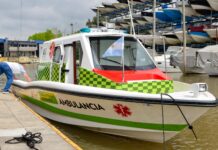 SE SUMÓ UNA NUEVA LANCHA AMBULANCIA AL SISTEMA DE SALUD MUNICIPAL DE SAN FERNANDO