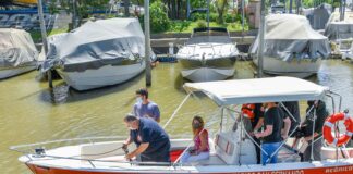 SAN FERNANDO – PRESENTAN NUEVA LANCHA DESTINADA A COMBATIR INCENDIOS EN EL DELTA