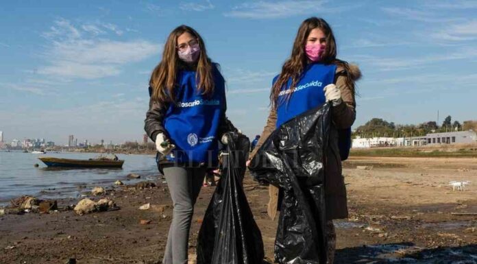 ROSARIO: CONVOCAN A UNA NUEVA JORNADA DE LIMPIEZA DEL RÍO PARANÁ