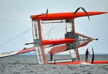 VIDEO – EL ESPECTACULAR VUELCO DEL F50 VICTORIA EN AL PRUEBA SAILGP DE CADIZ