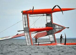 VIDEO – EL ESPECTACULAR VUELCO DEL F50 VICTORIA EN AL PRUEBA SAILGP DE CADIZ