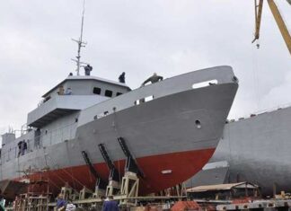 EL ASTILLERO RÍO SANTIAGO VOLVIÓ A CONSTRUIR Y BOTAR UN BARCO TRAS 9 AÑOS DE INACTIVIDAD