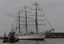 LA FRAGATA LIBERTAD ARRIBÓ A MAR DEL PLATA DESPUÉS DE COMPLETAR EL 49º VIAJE DE INSTRUCCIÓN