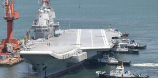 EL NUEVO PORTAAVIONES DE CHINA SE ACERCA A SU FINALIZACIÓN