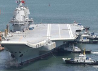 EL NUEVO PORTAAVIONES DE CHINA SE ACERCA A SU FINALIZACIÓN