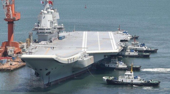 EL NUEVO PORTAAVIONES DE CHINA SE ACERCA A SU FINALIZACIÓN