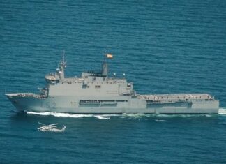 LA PALMA – EL BUQUE “CASTILLA”, CON LANCHAS DE DESEMBARCO, ZARPARÁ DE ROTA PARA AYUDAR EN LA ISLA AFECTADA POR EL VOLCÁN