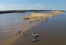 CORRIENTES – POR LA BAJANTE DEL PARANÁ HAY MÁS BANCOS DE ARENA Y ADVIERTEN POR EL PELIGRO EN LA NAVEGACIÓN