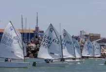 FINAL EPICO PARA EL CAMPEONATO ARGENTINO DE OPTIMIST EN EL CNMP campeonato optimist
