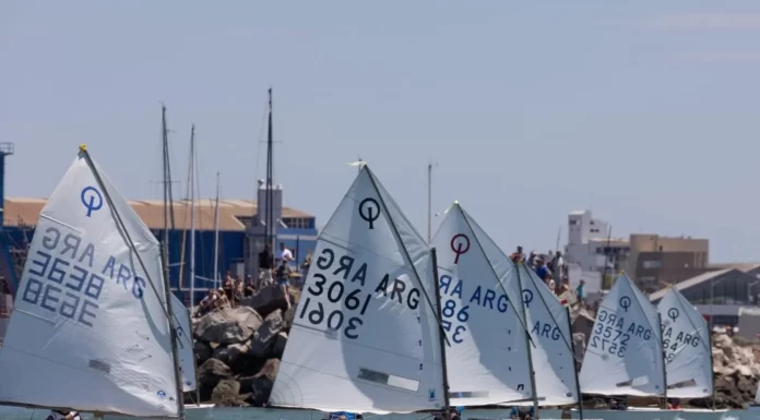 FINAL EPICO PARA EL CAMPEONATO ARGENTINO DE OPTIMIST EN EL CNMP campeonato optimist