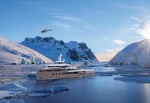 LA DATCHA: EL ROMPEHIELOS DE LUJO, VALUADO EN 100 MILLONES DE DÓLARES, QUE ESTÁ VARADO EN USHUAIA PORQUE PERDIÓ EL ANCLA