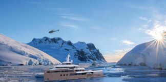 LA DATCHA: EL ROMPEHIELOS DE LUJO, VALUADO EN 100 MILLONES DE DÓLARES, QUE ESTÁ VARADO EN USHUAIA PORQUE PERDIÓ EL ANCLA