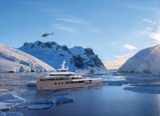 LA DATCHA: EL ROMPEHIELOS DE LUJO, VALUADO EN 100 MILLONES DE DÓLARES, QUE ESTÁ VARADO EN USHUAIA PORQUE PERDIÓ EL ANCLA