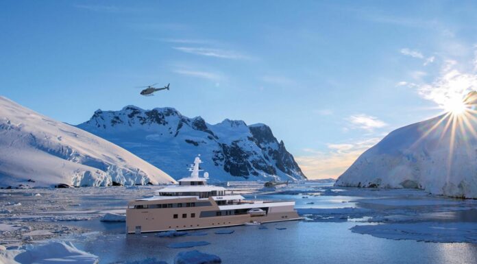 LA DATCHA: EL ROMPEHIELOS DE LUJO, VALUADO EN 100 MILLONES DE DÓLARES, QUE ESTÁ VARADO EN USHUAIA PORQUE PERDIÓ EL ANCLA