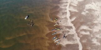 ARENA, FLAMENCOS Y DEPORTES AÉREOS, LOS ENCANTOS DE UNA ISLA POCO CONCURRIDA EN CORRIENTES