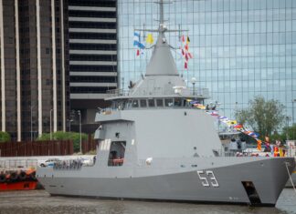 LA ARMADA RECIBIÒ EL NUEVO PATRULLERO OCÈANICO MULTIPROPISITO ARA STORNI