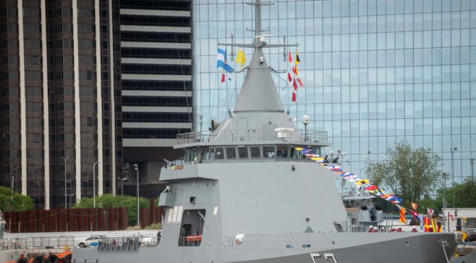 LA ARMADA RECIBIÒ EL NUEVO PATRULLERO OCÈANICO MULTIPROPISITO ARA STORNI