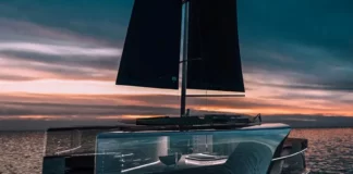 IMAGINAN UN YATE TRANSPARENTE QUE PODRIAS VER SURCAR LOS OCEANOS