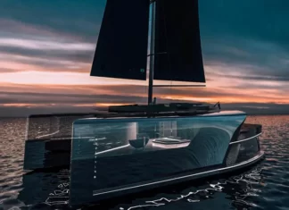 IMAGINAN UN YATE TRANSPARENTE QUE PODRIAS VER SURCAR LOS OCEANOS