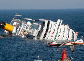 SE CUMPLEN HOY 10 AÑOS DEL NAUFRAGIO DEL COSTA CONCORDIA EN ITALIA