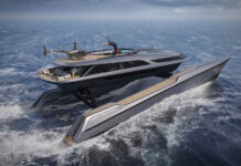 EL YATE CON SUSPENSIÓN: UNA CUBIERTA SUSPENDIDA EN EL AIRE PARA MITIGAR EL OLEAJE (VIDEO)