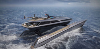 EL YATE CON SUSPENSIÓN: UNA CUBIERTA SUSPENDIDA EN EL AIRE PARA MITIGAR EL OLEAJE (VIDEO)