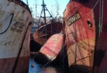 AUTORIZAN A HUNDIR LOS “BARCOS CHATARRA” DEL PUERTO DE MAR DEL PLATA EN EL PARQUE SUBMARINO “CRISTO REY”