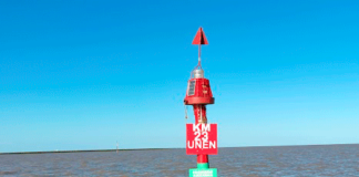 UNEN ANUNCIA LA INSTALACIÓN DE UNA BALIZA EN EL KM 23 DEL CANAL COSTANERO