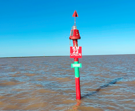 UNEN ANUNCIA LA INSTALACIÓN DE UNA BALIZA EN EL KM 23 DEL CANAL COSTANERO