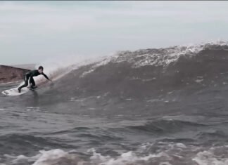 EXTRAÑO FENÓMENO EN JOSÉ IGNACIO: SE ARMÓ UNA OLA ESTÁTICA PRODUCTO DE LAS LLUVIAS Y FUE SURFEADA (VIDEO)