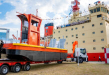 UN PONTÓN AUTOPROPULSADO CONSTRUIDO INTEGRAMENTE EN TANDANOR TRASLADARÁ LOS MATERIALES PARA LA RECONSTRUCCIÓN DE LA BASE ANTÁRTICA PETREL