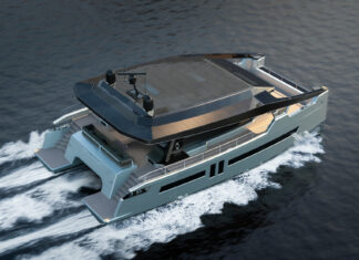 EL FABRICANTE DE YATES DE LUJO ALVA YACHTS PRESENTA SU NUEVO CATAMARÁN CON PANEL SOLAR Y MOTORES ELÉCTRICOS