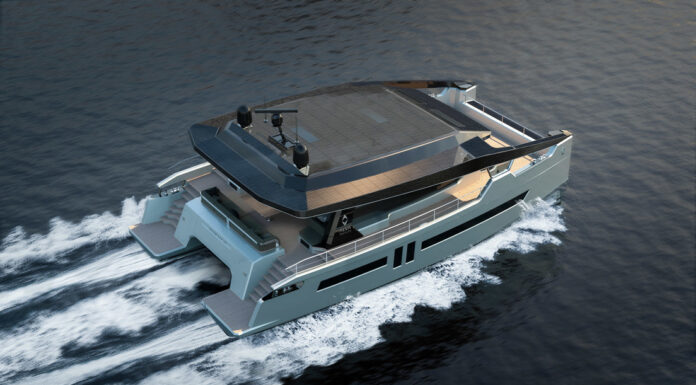 EL FABRICANTE DE YATES DE LUJO ALVA YACHTS PRESENTA SU NUEVO CATAMARÁN CON PANEL SOLAR Y MOTORES ELÉCTRICOS