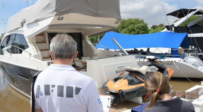 AFIP DETECTÓ YATES, VELEROS Y LANCHAS SIN DECLARAR EN EL CLUB NÁUTICO SAN ISIDRO