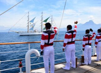 VIDEO – VELAS LATINOAMÉRICA 2022: LA FRAGATA LIBERTAD PARTIÓ DE BRASIL Y EL 9 DE MARZO ESTARÁ EN MAR DEL PLATA