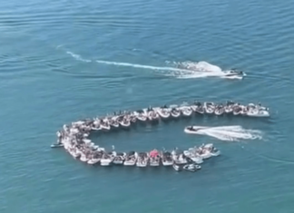 VIDEO – POLÉMICA EN CHILE POR FESTA DE LANCHAS QUE INCLUYÓ UN HELICOPTERO EN EL LAGO VILLARRICA