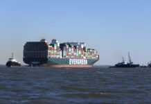 (VIDEO) INTENTO FALLIDO DE LIBERAR EL EVERGREEN QUE CALA 13 METROS, SIGUE VARADO EN CALIFORNIA