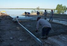 ENTRE RÍOS – CRECE EL PARQUE NÁUTICO DE LANCHAS EN LA PAZ Y CONSTRUYEN UNA NUEVA BAJADA AL RÍO