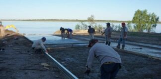 ENTRE RÍOS – CRECE EL PARQUE NÁUTICO DE LANCHAS EN LA PAZ Y CONSTRUYEN UNA NUEVA BAJADA AL RÍO