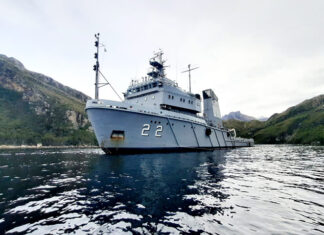 ISLA DE LOS ESTADOS – EL AVISO ARA “ESTRECHO SAN CARLOS” REALIZÓ EL RELEVO DE PUESTOS