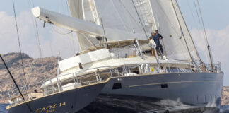 RENACE EL FAMOSO “CAOZ 14”, EL SUPER VELERO DE 56 METROS DE PERINI NAVI