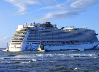 CRUCERO DE NORWEGIAN CON 4.800 PASAJEROS ENCALLA EN PUERTO PLATA (REP. DOMINICANA)