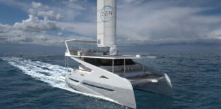 CATAMARÁN SOLAR – ELÉCTRICO ZEN 50, EL PRIMERO EN PRODUCCIÓN QUE CUENTA CON UNA VELA DE ALA