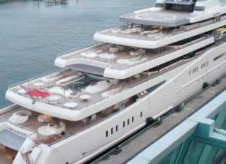 EL SEGUNDO YATE DE LUJO “ECLIPSE” DE ROMAN ABRAMOVICH ATRACÓ EN TURQUÍA