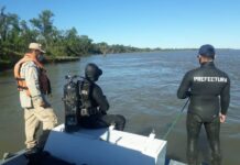CORRIENTES I BUSCAN A UN HOMBRE QUE DESAPARECIÓ EN EL RÍO PARANÁ MIENTRAS NAVEGABA JUNTO A SU AMIGO