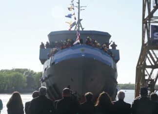 EL ASTILLERO RÍO SANTIAGO BOTÓ LA SEGUNDA EMBARCACIÓN PRODUCIDA EN LOS ÚLTIMOS SEIS MESES